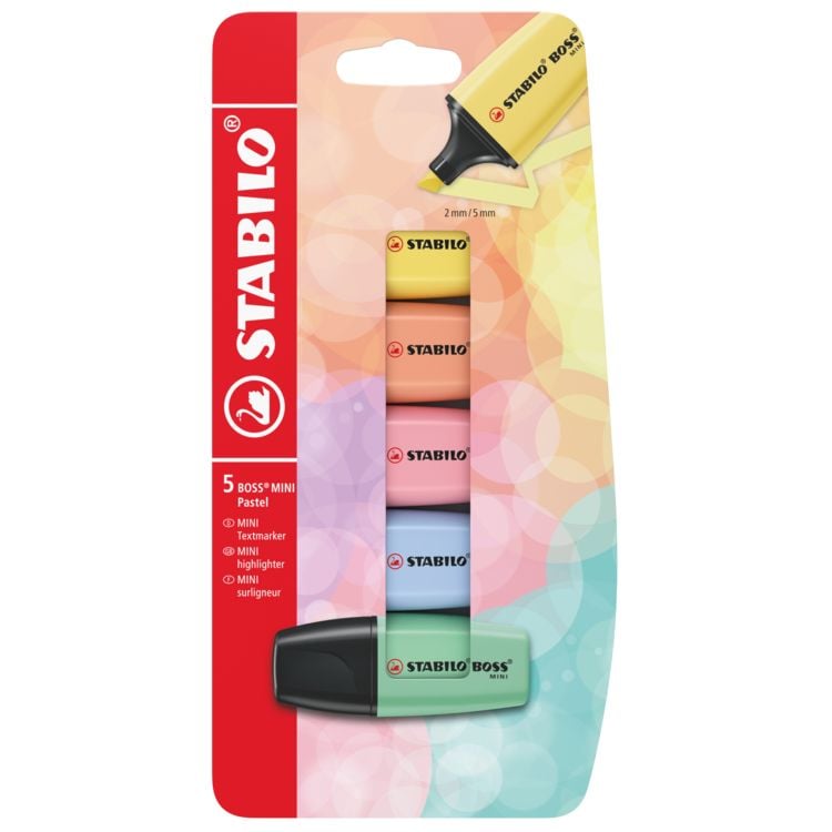 Produktbild: STABILO Textmarker BOSS MINI Pastel