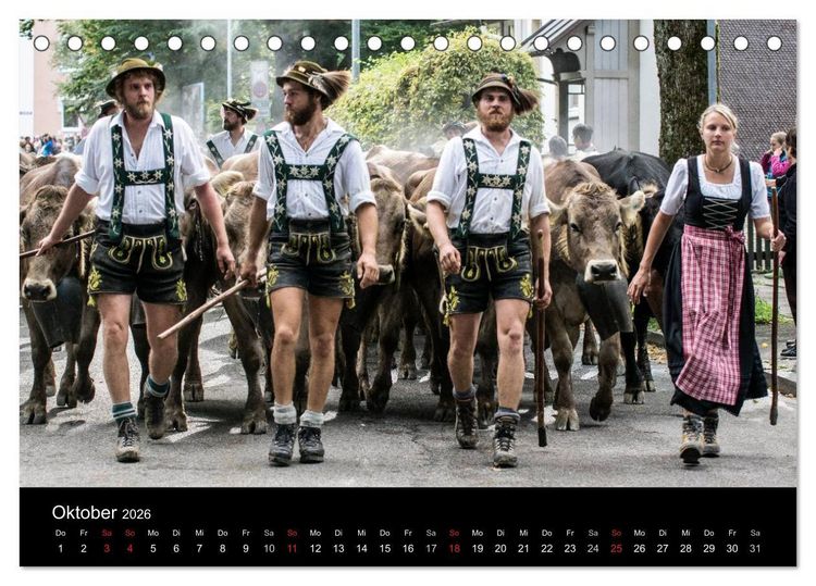 Produktbild: Allg&auml;uer Impressionen (Tischkalender 2026 DIN A5 quer), CALVENDO Monatskalender