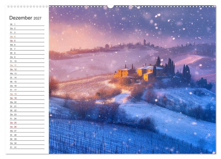 Produktbild: Zwischen Reben und Himmel (hochwertiger Premium Wandkalender 2027 DIN A2 quer), Kunstdruck in Hochglanz