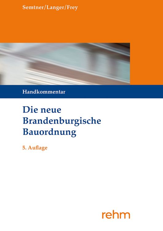 Produktbild: Die neue Brandenburgische Bauordnung