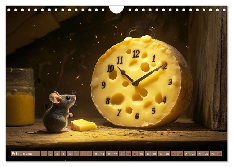 Produktbild: M&auml;use w&uuml;rden K&auml;se kaufen (Wandkalender 2026 DIN A4 quer), CALVENDO Monatskalender