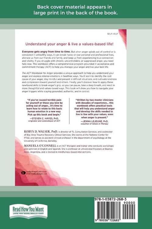 Produktbild: The ACT Workbook for Anger