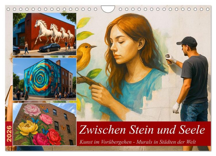 Produktbild: Zwischen Stein und Seele (Wandkalender 2026 DIN A4 quer), CALVENDO Monatskalender