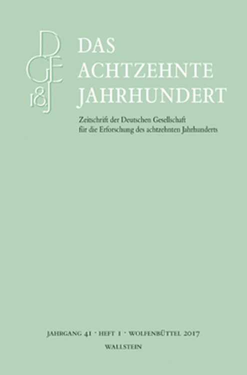 Produktbild: Das achtzehnte Jahrhundert 41/1