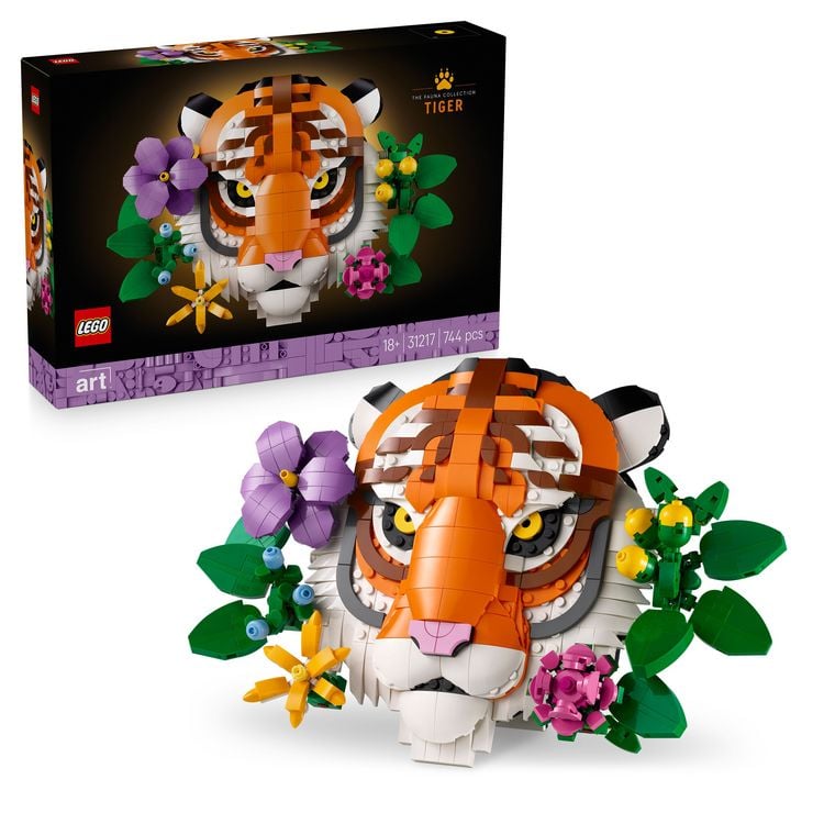 Bild vom Artikel LEGO Art Fauna Collection - Tiger - 
Baubares 3D-Kunstwerk - 31217 vom Autor 