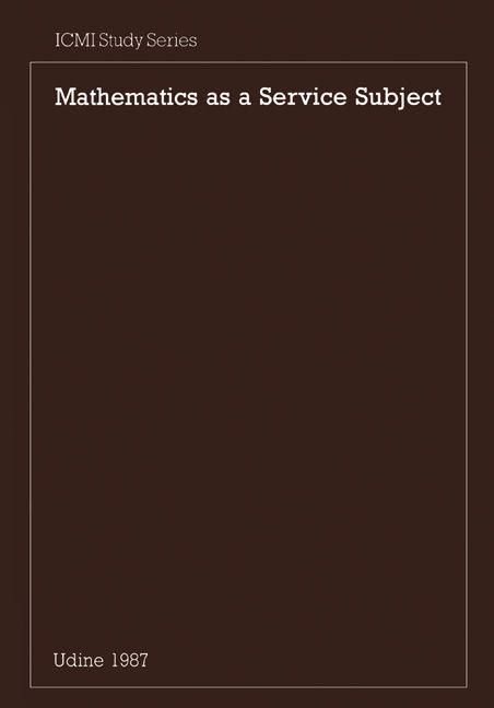 Produktbild: Mathematics as a Service Subject