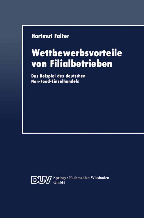 Produktbild: Wettbewerbsvorteile von Filialbetrieben