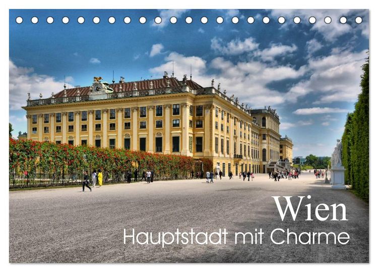 Produktbild: Wien - Haupstadt mit Charme (Tischkalender 2026 DIN A5 quer), CALVENDO Monatskalender