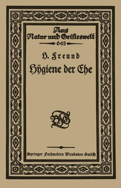 Produktbild: H&yuml;giene der Ehe