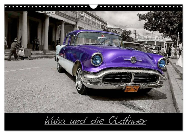 Produktbild: Kuba und die Oldtimer (Wandkalender 2026 DIN A3 quer), CALVENDO Monatskalender