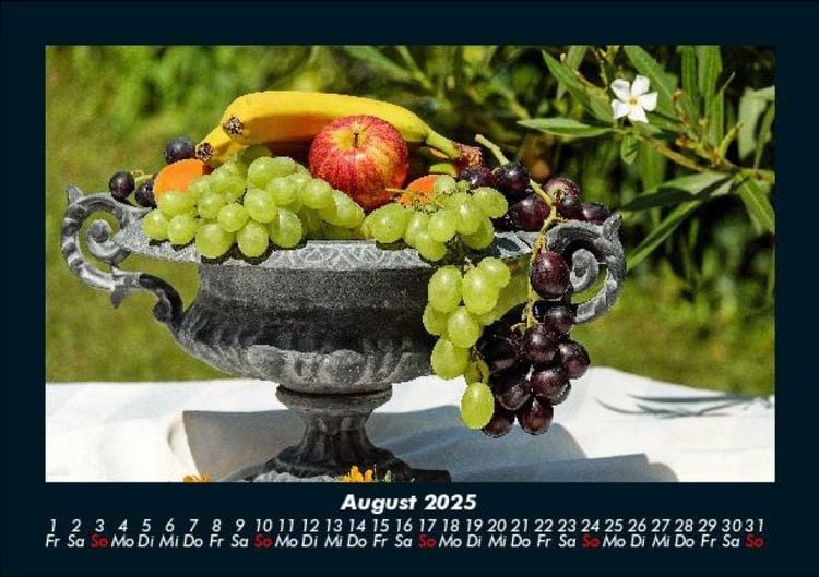 Produktbild: Obstkalender 2025 Fotokalender DIN A5