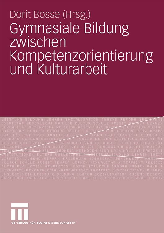 Produktbild: Gymnasiale Bildung zwischen Kompetenzorientierung und Kulturarbeit