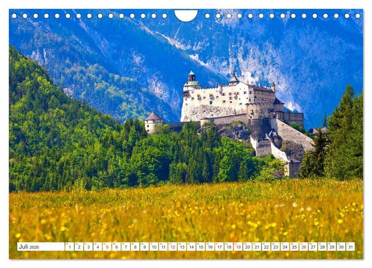 Produktbild: Die Festung Hohenwerfen (Wandkalender 2026 DIN A4 quer), CALVENDO Monatskalender