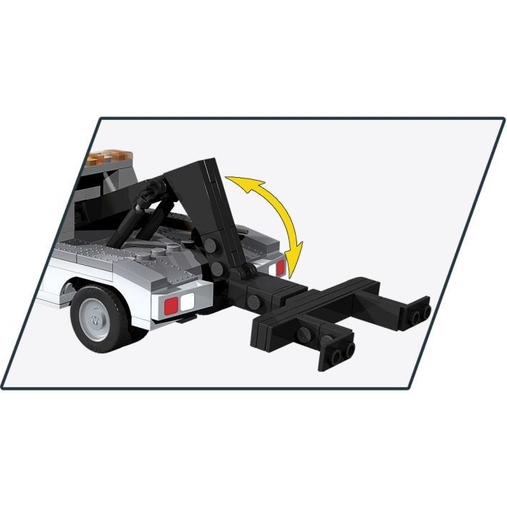 Produktbild: COBI 24611 - RAM 350 Wrecker Tow Truck, Pickup Pannenhilfe, Ma&szlig;stab 1:35, Bausatz, 295 Teile+1 Figur