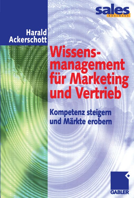 Produktbild: Wissensmanagement f&uuml;r Marketing und Vertrieb