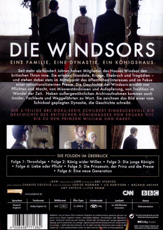 Produktbild: Die Windsors - Geschichte einer Dynastie [2 DVDs]
