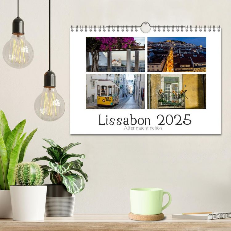 Produktbild: Lissabon - Alter macht sch&ouml;n (Wandkalender 2025 DIN A4 quer), CALVENDO Monatskalender