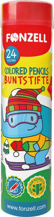 Produktbild: Farbstifte Zylinder 24Stk.