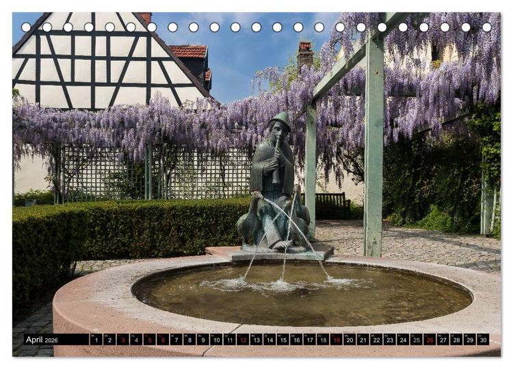 Produktbild: Schwetzinger Stadtansichten (Tischkalender 2026 DIN A5 quer), CALVENDO Monatskalender
