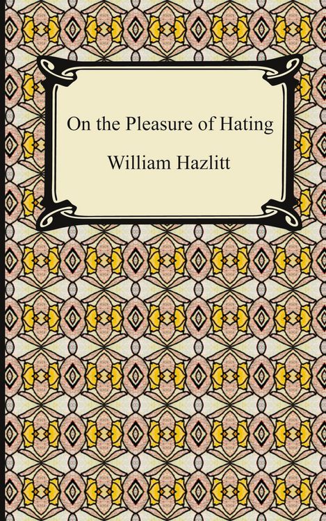 Produktbild: On the Pleasure of Hating