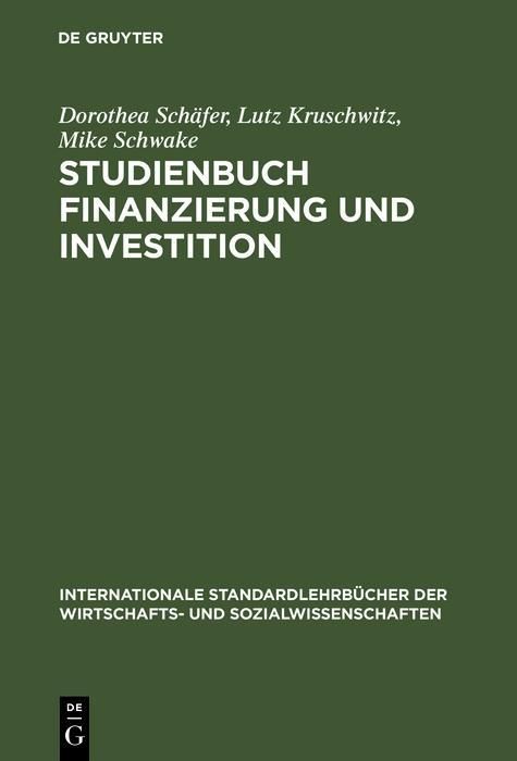 Produktbild: Studienbuch Finanzierung und Investition