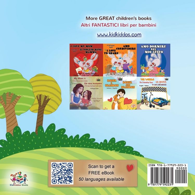 Produktbild: I Love Summer (English Italian Bilingual Children's Book)