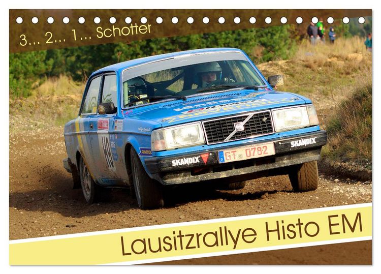 Produktbild: Lausitzrallye Histo EM (Tischkalender 2026 DIN A5 quer), CALVENDO Monatskalender