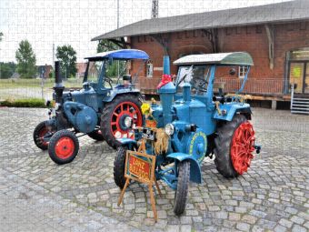 Produktbild: CALVENDO Puzzle 2 LANZ BULLDOG - D3506 A | 1000 Teile Lege-Gr&ouml;&szlig;e 64x48cm Foto-Puzzle f&uuml;r gl&uuml;ckliche Stunden