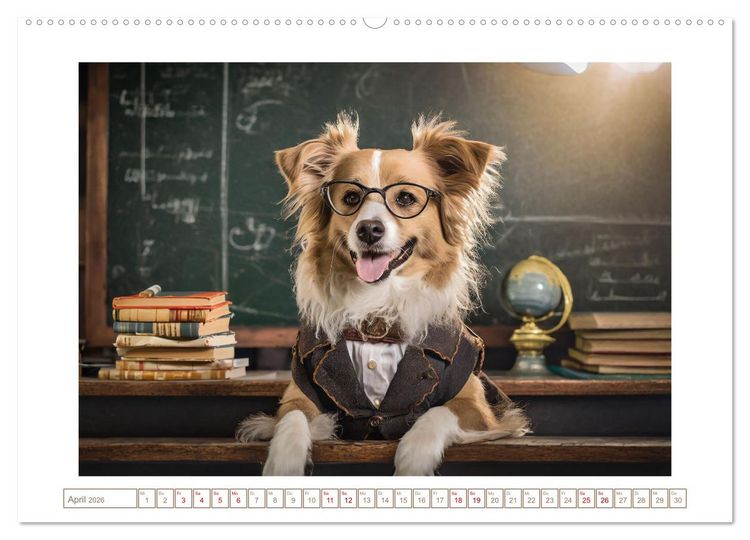 Produktbild: Wenn Hunde arbeiten (hochwertiger Premium Wandkalender 2026 DIN A2 quer), Kunstdruck in Hochglanz