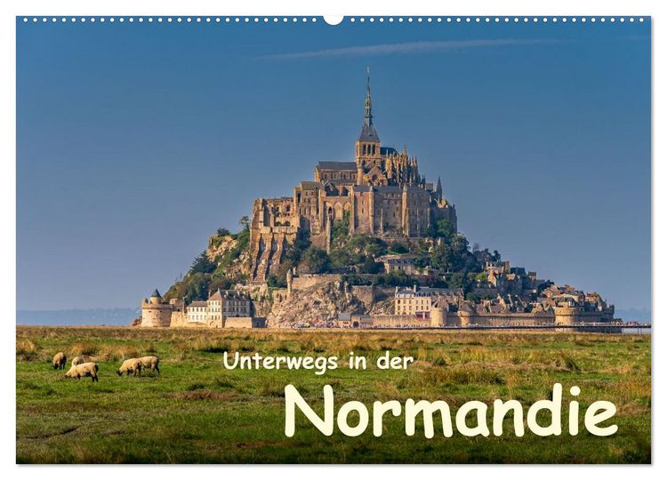 Produktbild: Unterwegs in der Normandie (Wandkalender 2026 DIN A2 quer), CALVENDO Monatskalender