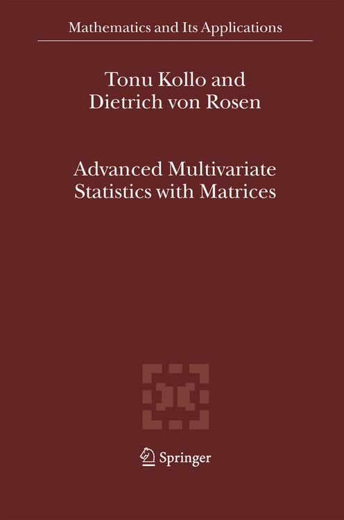 Produktbild: Advanced Multivariate Statistics with Matrices
