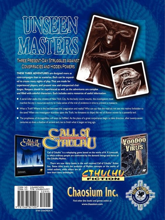 Produktbild: Unseen Masters