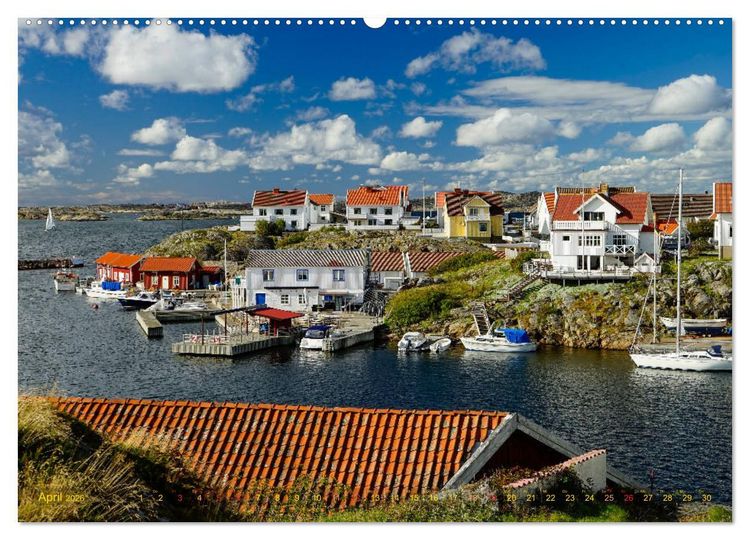 Produktbild: Westschweden - Flair einer K&uuml;ste in Licht und Farben (hochwertiger Premium Wandkalender 2026 DIN A2 quer), Kunstdruck in Hochglanz