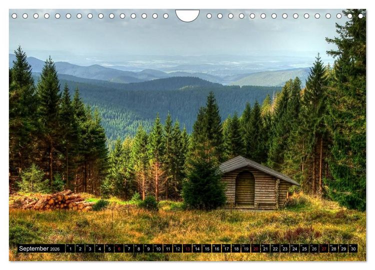 Produktbild: Harz Landschaften (Wandkalender 2026 DIN A4 quer), CALVENDO Monatskalender