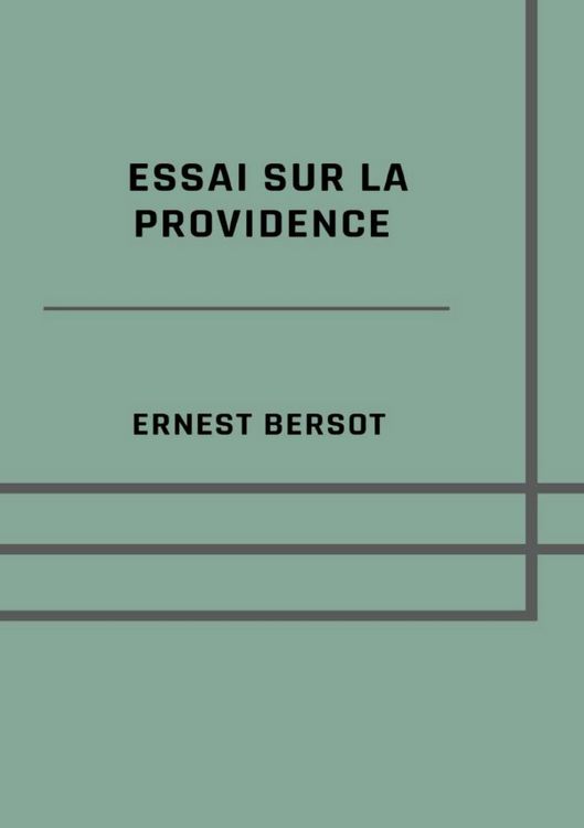 Produktbild: Essai sur la Providence