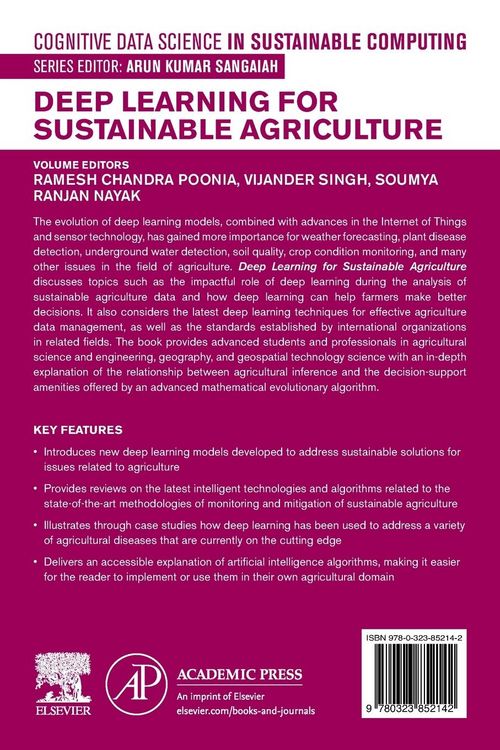Produktbild: Deep Learning for Sustainable Agriculture