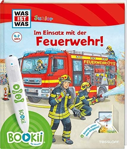 Produktbild: BOOKii&reg; WAS IST WAS Junior Im Einsatz mit der Feuerwehr!