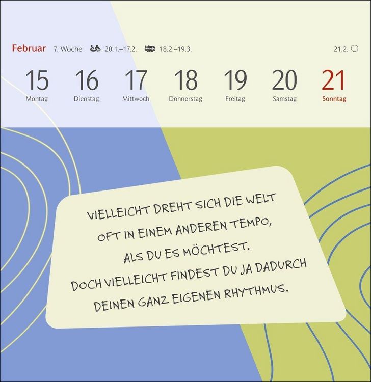 Produktbild: Clara Louise: Dort, wo die Sterne funkeln Premium-Postkartenkalender 2027 - 53 Postkarten mit poetischen Gedanken