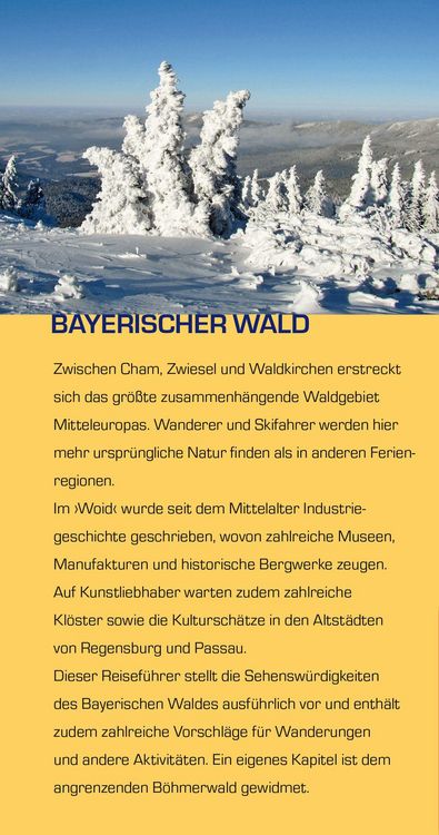 Produktbild: TRESCHER Reisef&uuml;hrer Bayerischer Wald