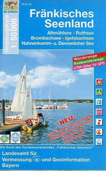 Produktbild: Fr&auml;nkisches Seenland 1 : 50 000