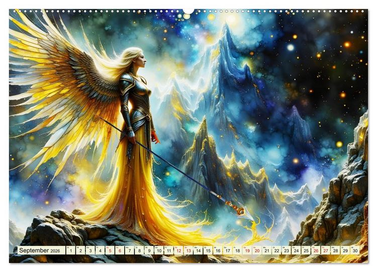 Produktbild: W&auml;chter der Berge (hochwertiger Premium Wandkalender 2026 DIN A2 quer), Kunstdruck in Hochglanz