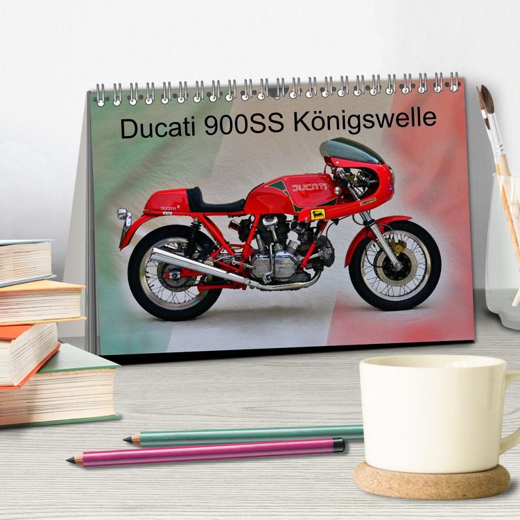 Produktbild: Ducati 900SS K&ouml;nigswelle (Tischkalender 2026 DIN A5 quer), CALVENDO Monatskalender