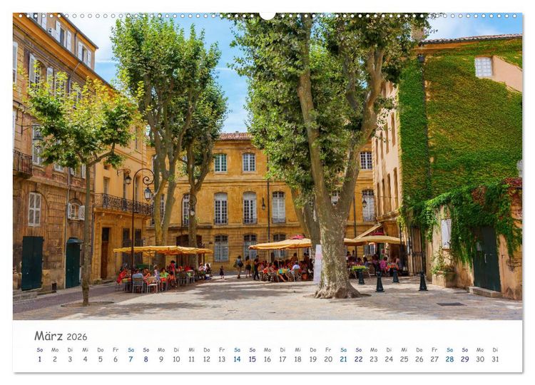 Produktbild: Provence-Alpes-C&ocirc;te d&rsquo;Azur (Wandkalender 2026 DIN A2 quer), CALVENDO Monatskalender