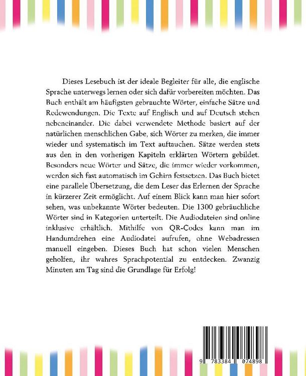 Produktbild: Lerne Englisch unterwegs - Das Erste Touristische Lesebuch f&uuml;r Anf&auml;nger