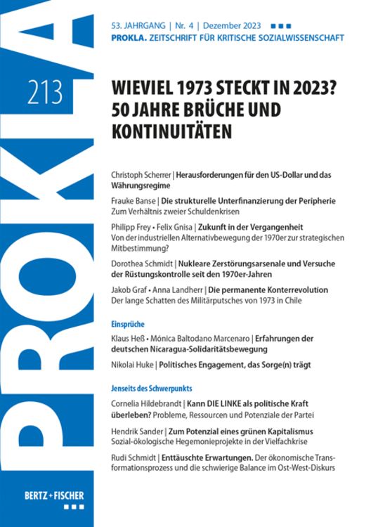 Produktbild: Wieviel 1973 steckt in 2023? 50 Jahre Brüche und Kontinuitäten