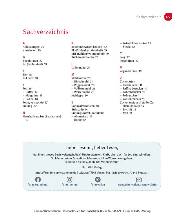 Produktbild: Das Backbuch f&uuml;r Diabetiker