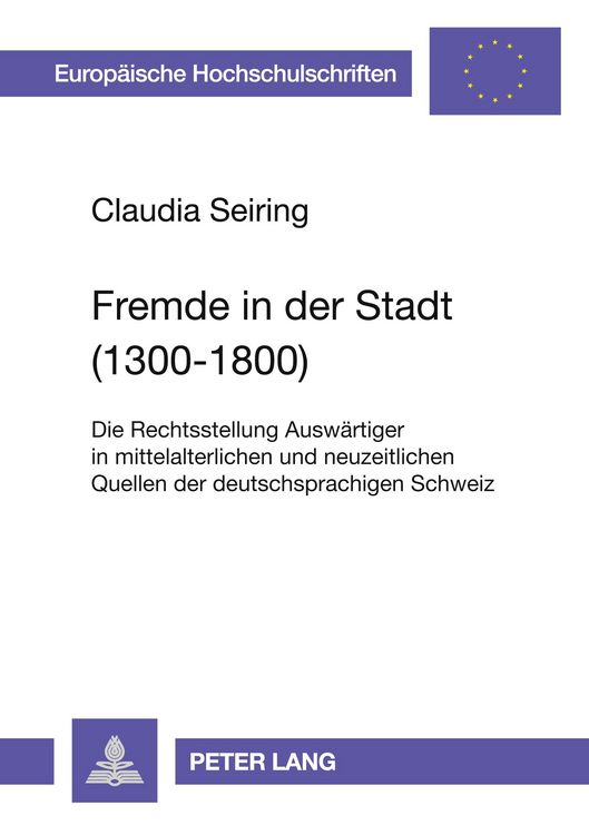 Produktbild: Fremde in der Stadt (1300-1800)