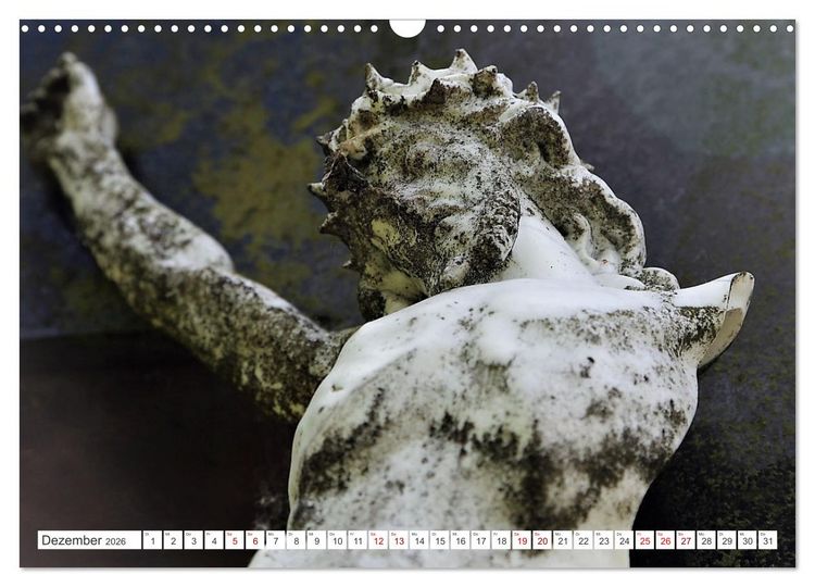 Produktbild: Alte Grabdenkm&auml;ler (Wandkalender 2026 DIN A3 quer), CALVENDO Monatskalender
