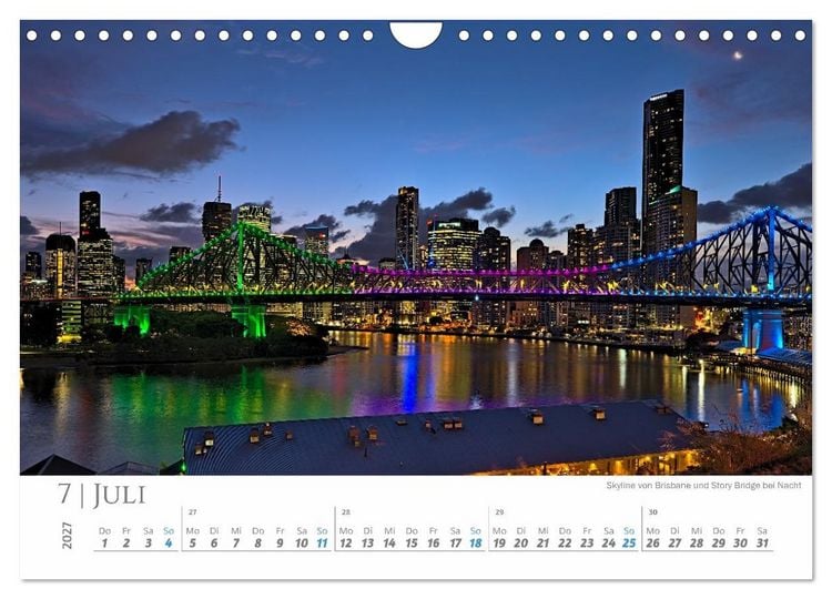 Produktbild: Australien - Highlights Ostk&uuml;ste (Wandkalender 2027 DIN A4 quer), CALVENDO Monatskalender