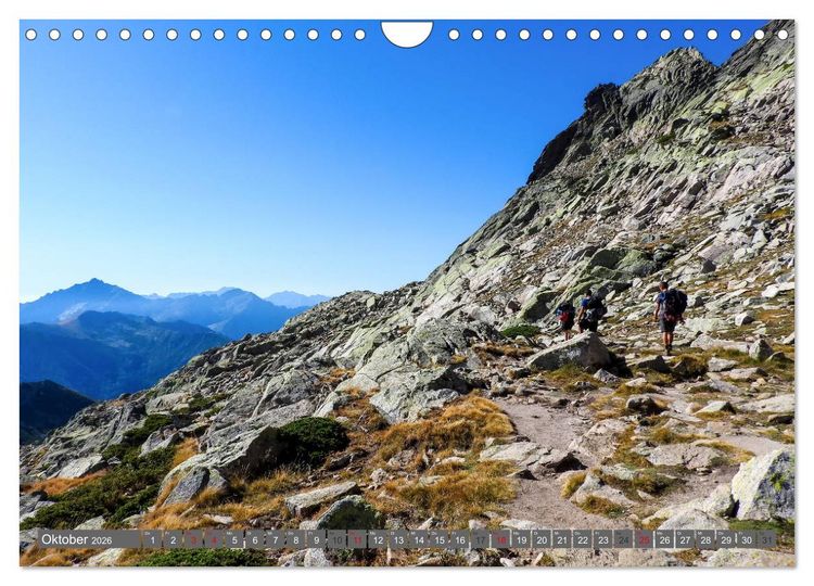 Produktbild: Korsika - Weitwanderweg GR 20 (Wandkalender 2026 DIN A4 quer), CALVENDO Monatskalender
